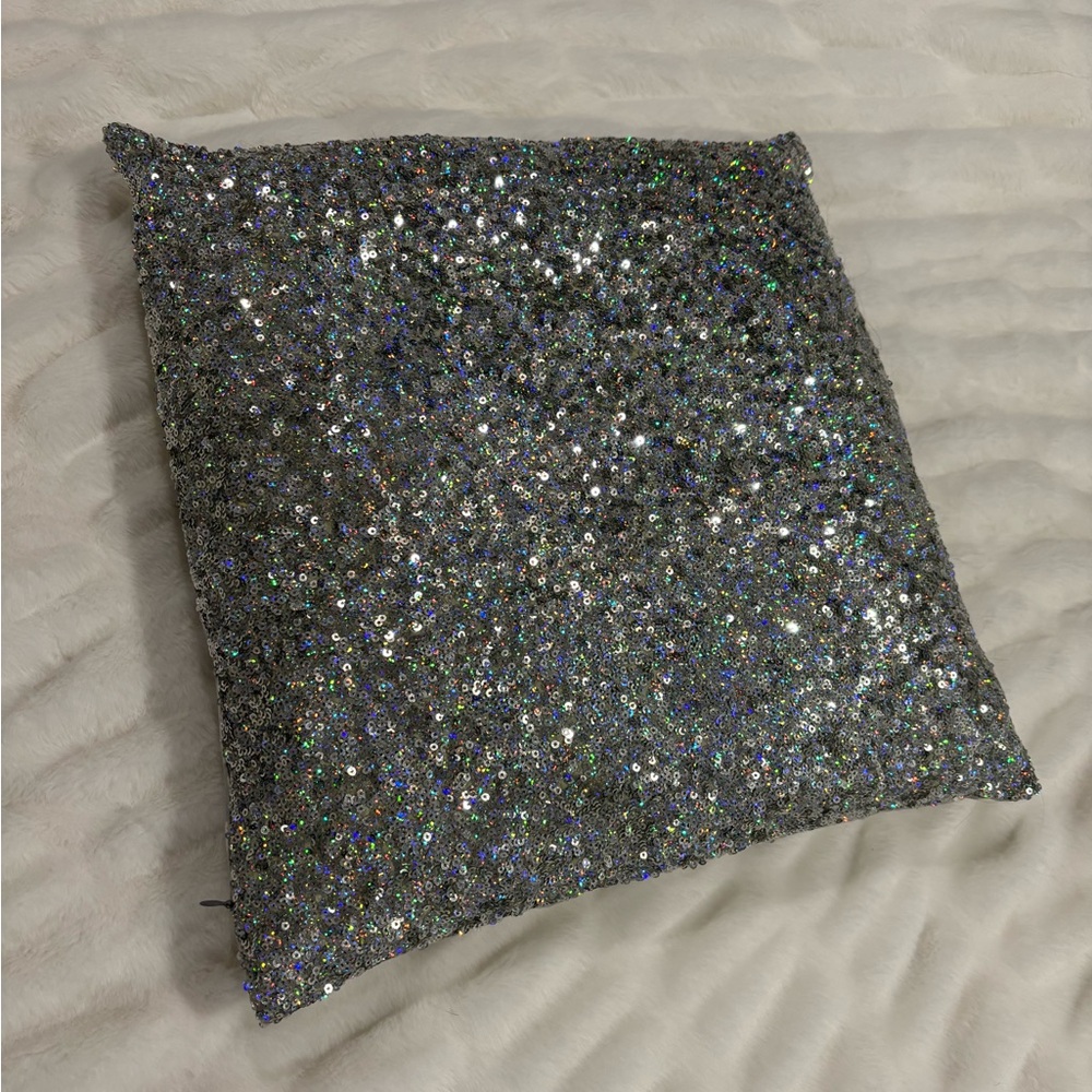 RARE VS PINK Sequin Pillow